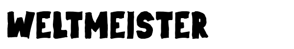 Weltmeister font