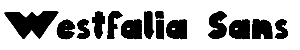 Westfalia Sans font