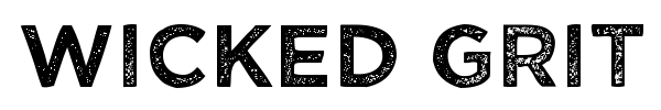 Wicked Grit font