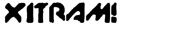 XitRAM! font