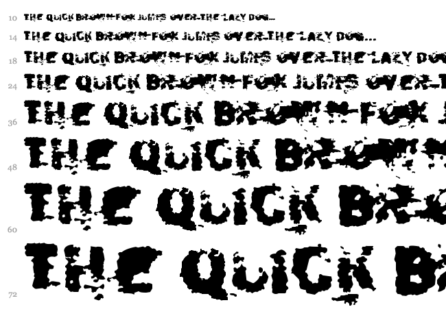 Xposed font waterfall