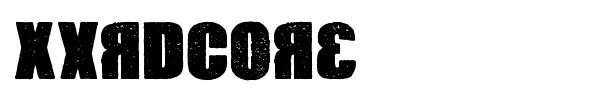 Xxrdcore font