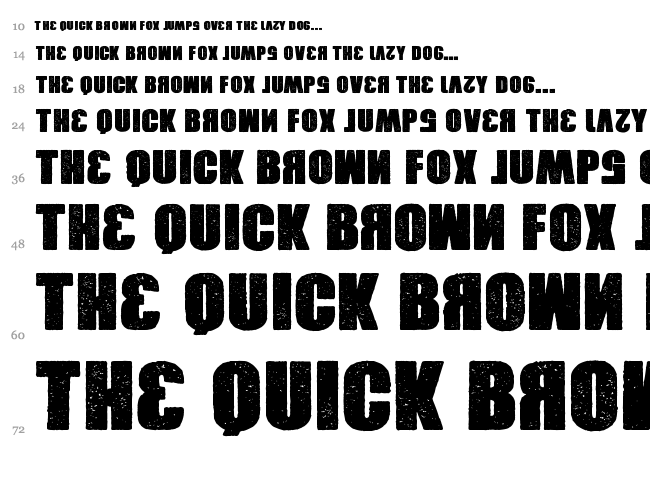 Xxrdcore font waterfall