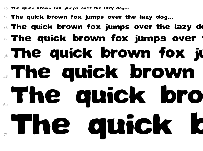 zai Crumpled Paper font waterfall
