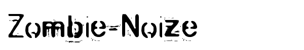 Zombie-Noize font