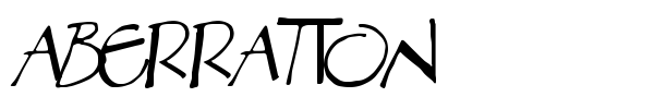 Aberration font