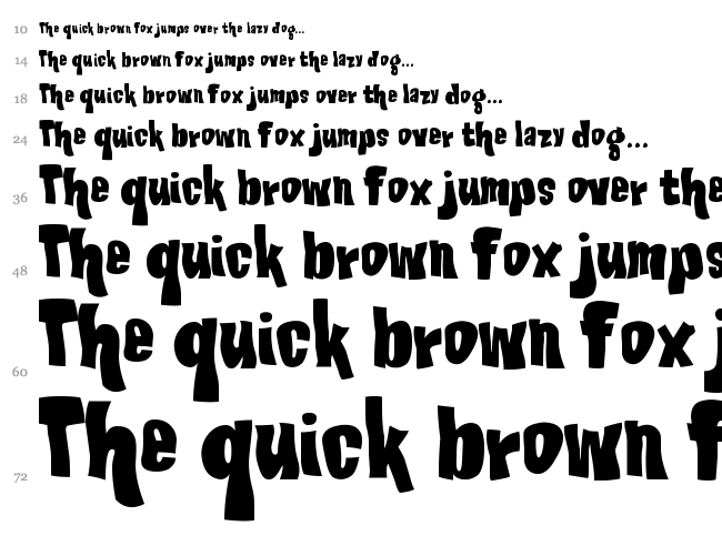 AD Nautilus font waterfall
