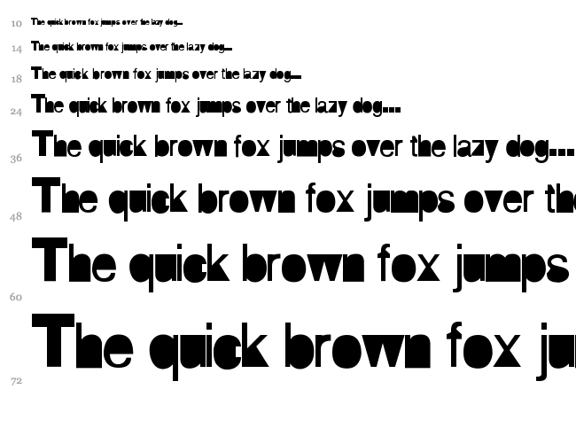 AI Hellvertigo font waterfall