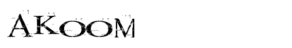 Akoom font
