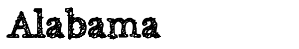Alabama font