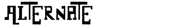 Alternate font preview
