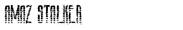 Amaz Stalker font