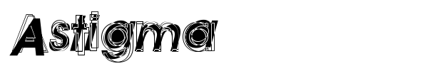 Astigma font