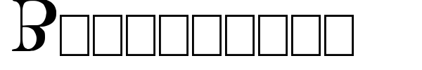 Baskertown font