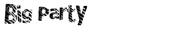Big Party font