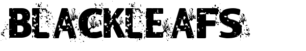 Blackleafs font