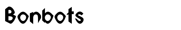 Bonbots font