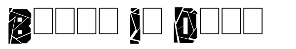 Break It Down font