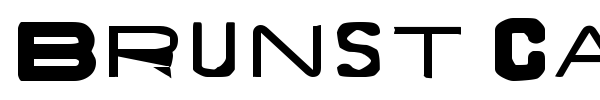 Brunst Caps font