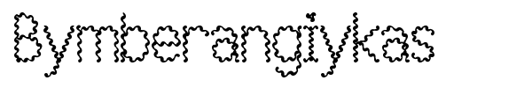 Bymberangiykas font