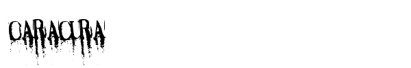 Caracura font