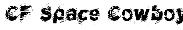 CF Space Cowboy font