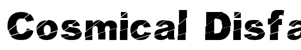 Cosmical Disfase font