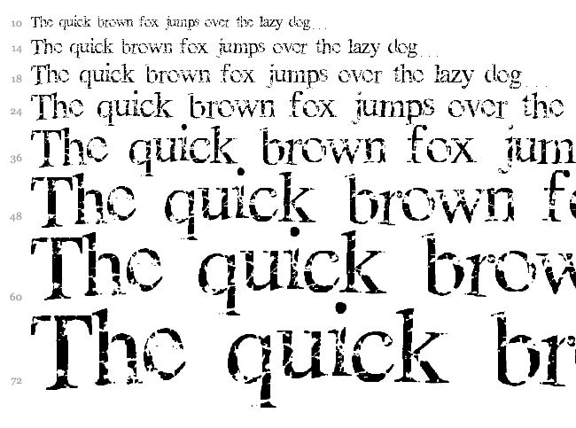 Crack Babies font waterfall
