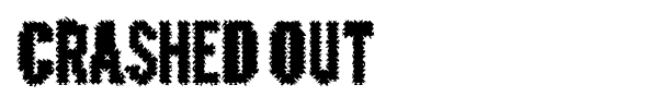 Crashed Out font