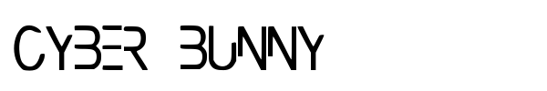 Cyber Bunny font