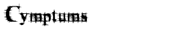 Cymptums font