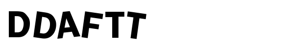 DdaftT font