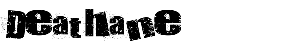 Deathlane font