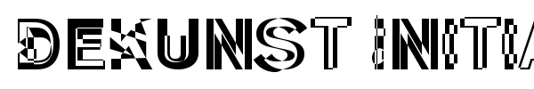 DeKunst Initialen font