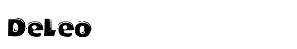 DeLeo font