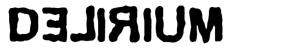 Delirium font