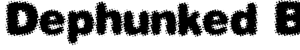 Dephunked BRK font