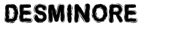 Desminore font preview