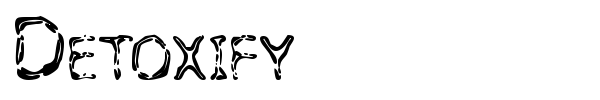 Detoxify font
