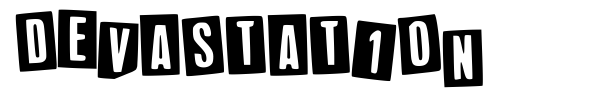 Devastation font