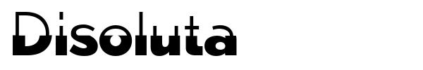Disoluta font