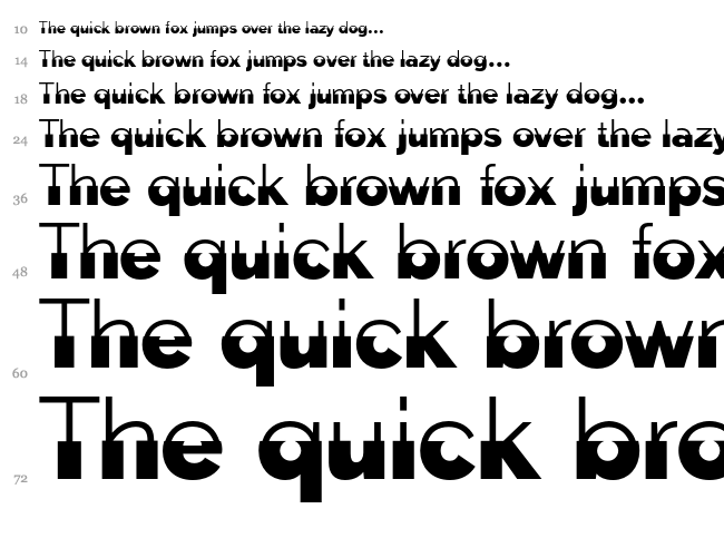 Disoluta font waterfall