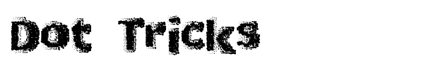 Dot Tricks font