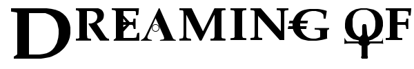 Dreaming of Lilian font