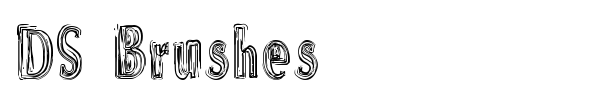 DS Brushes font