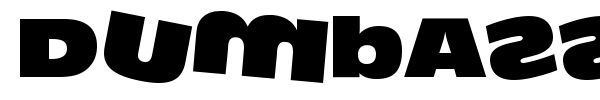 DumbAss font