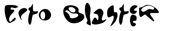 Ecto Blaster font