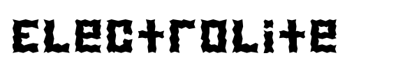 Electrolite font