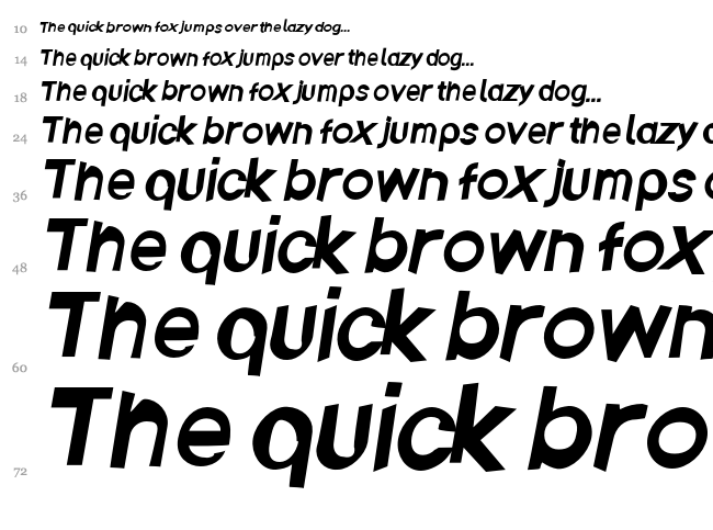 Ember font waterfall