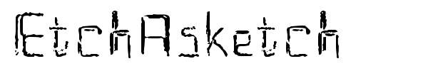 EtchAsketch font